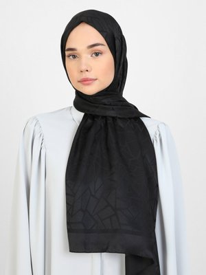 Siyah Diamond Mermer Desen Şal