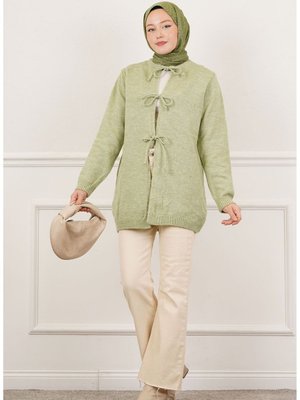 Hırka Bağcıklı Triko