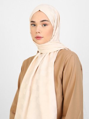 Krem Diamond Dama Desen Şal