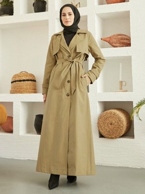 Koyu Bej Trençkot
