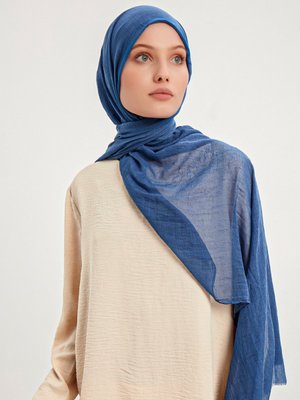 Mavi Confort Şal
