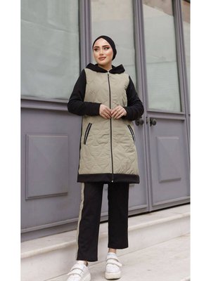 Kapitone Detaylı Eşofman Takımı