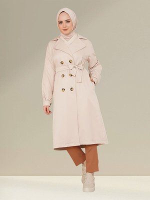 Kruvaze Yaka Trençkot