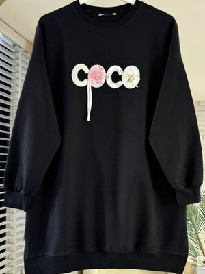 Tunik Coco Detaylı İki İplik Siyah