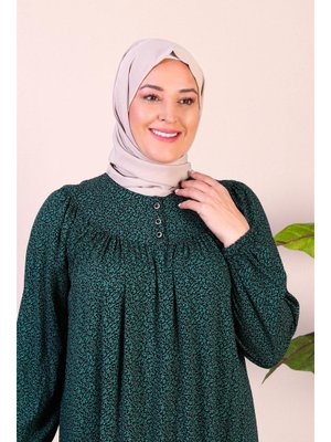 Yeşil Uzun Buyuk Beden Anne Elbise Yazlik Tesettur Giyim Yeşil Uzun Buyuk Beden Anne Elbise Yazlik Tesettur Giyim