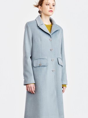 Gold Düğmeli Kaban Mavi