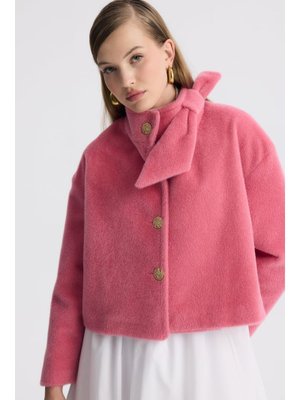 Pembe Gold Düğme Goldfox Kaban