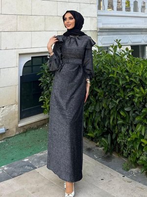 Simli Cindy Abiye Elbise