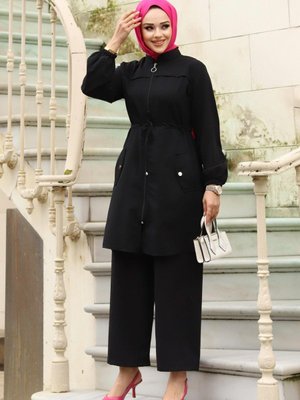 Siyah Tünel Detaylı Takım