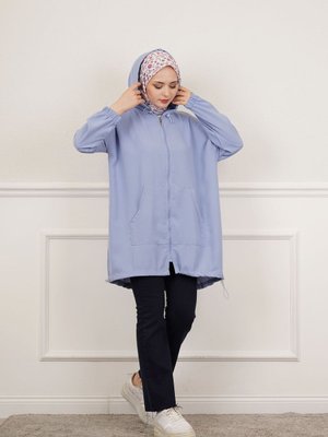 Kanguru Cepli Fermuarlı Ceket Kanguru Cepli Fermuarlı Ceket