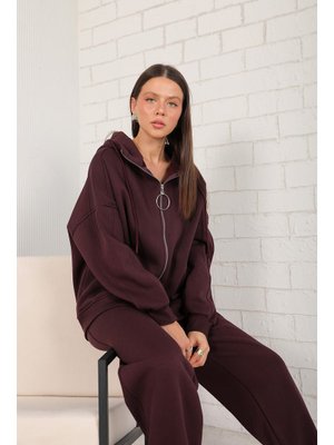 Mürdüm Fermuarlı Takım