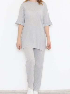 Fitilli Takım Açıkgri1 Fitilli Takım Açıkgri1