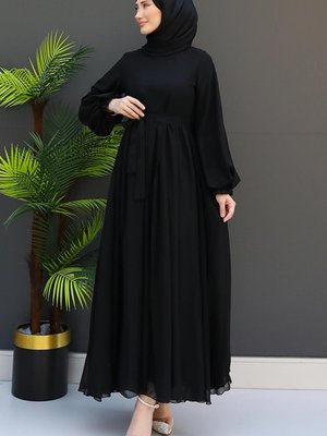 Nare Şifon Elbise Siyah Nare Şifon Elbise Siyah