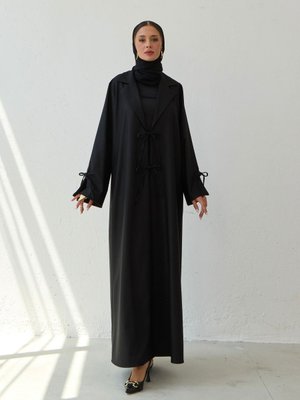 Şık Bağcıklı Ferace Şık Bağcıklı Ferace