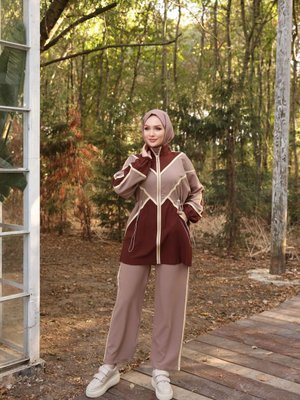 Takım Eşofman Takımı Double Crep Kumaş