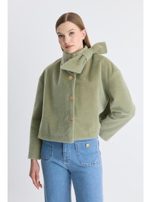 Haki Gold Düğme Goldfox Kaban