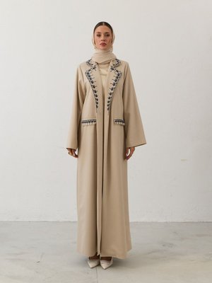 Şık Nakışlı Abaya Şık Nakışlı Abaya