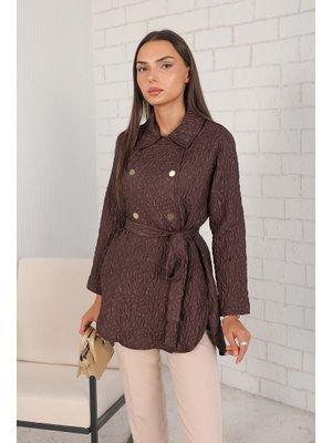 Kahverengi Kapitone Kap