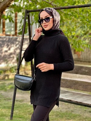 Bogazlı Triko Tunik