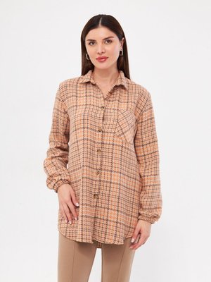 Tek Cepli Kolu Lastikli Kışlık Şanel Gömlek