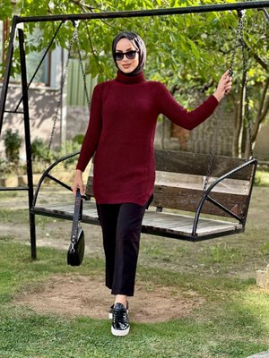 Bogazlı Triko Tunik