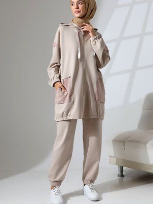 Taş Rengi Mevsimlik Penye Alt Üst Spor Ve Rahat Takım Taş Rengi Mevsimlik Penye Alt Üst Spor Ve Rahat Takım