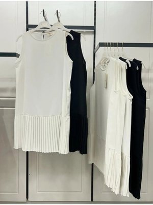 Kolsuz Pileli Içlik 2'li Paket Siyah Ekru