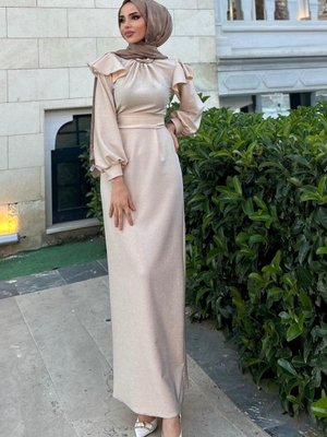 Simli Cindy Abiye Elbise