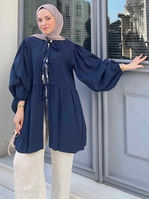 Ön Bağlamalı İki Parça Ceket