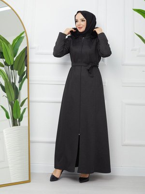 Astarlı Kışlık Orta Kalınlıkta Üşütmez Pardesü Ferace Manto