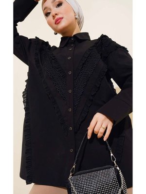 Dantel Desenli Gömlek