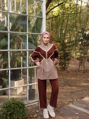 Takım Eşofman Takımı Double Crep Kumaş