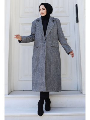 Siyah Balıksırtı Desenli Kaban Siyah Balıksırtı Desenli Kaban