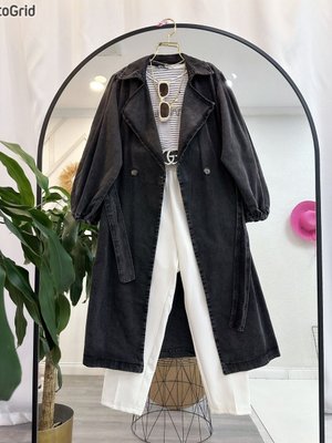 Yıkamalı Kot Trenç