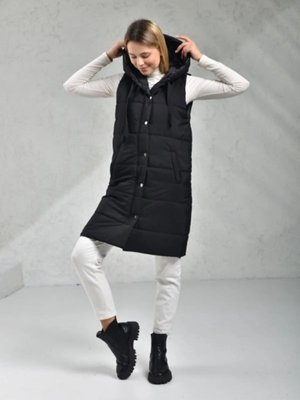 Kapüşonlu Kapitone Şişme Yelek