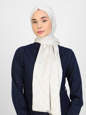 Taş Rengi Diamond Mermer Desen Şal