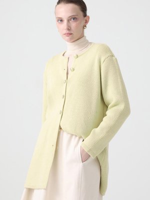 Gold Düğmeli Uzun Hırka