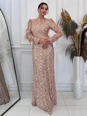 Rose Shine Abiye Elbise