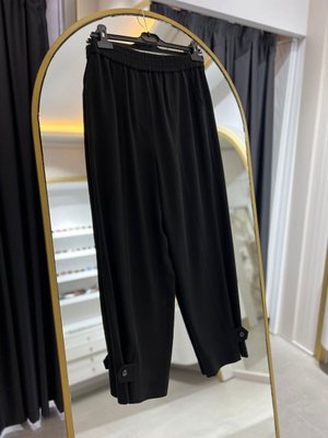 Siyah Kumaş Pantolon