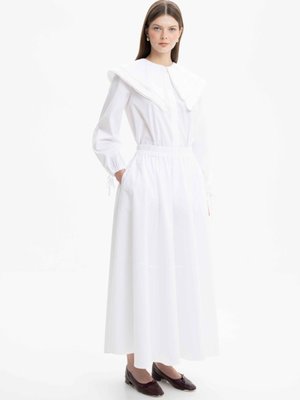 Poplin Parçalı Etek