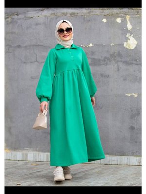 Yakalı Swaet Elbise Yakalı Swaet Elbise