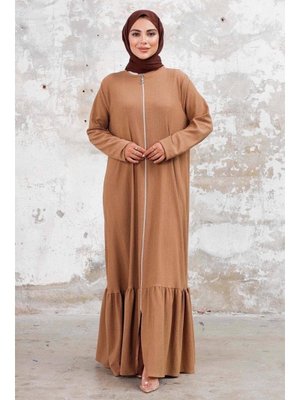 Vizon Zeyel Boydan Fermuarlı Ferace