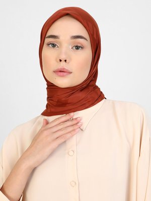 Kiremit Diamond Dörtgen Desen Eşarp