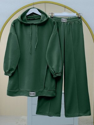 Kapüşonlu Arma Detaylı Penye Takım