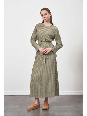 Pliseli Etek Çağla