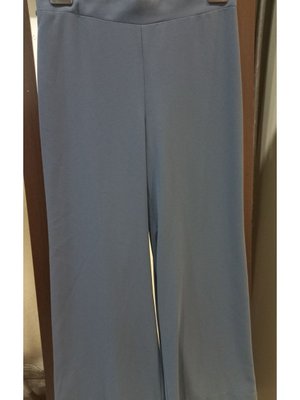 Armine İndigo Arka Bel Kemerli Ön Tarafı Düz Pantolon