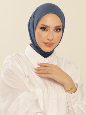 İndigo Pratik Penye Şal İndigo Pratik Penye Şal