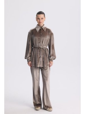 Vizon Ella Kadife Fitilli Takım