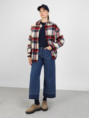 Kırmızı Ekoseli Ceket