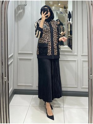 Leoparlı Bumber Ceket